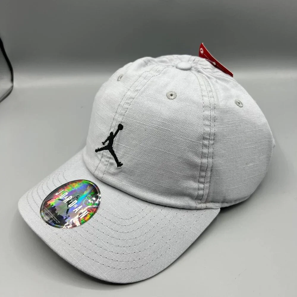 Air Jordan 23 Hat Men‎ Gray Embroidered Logo Jumpman Strap Back Cap New